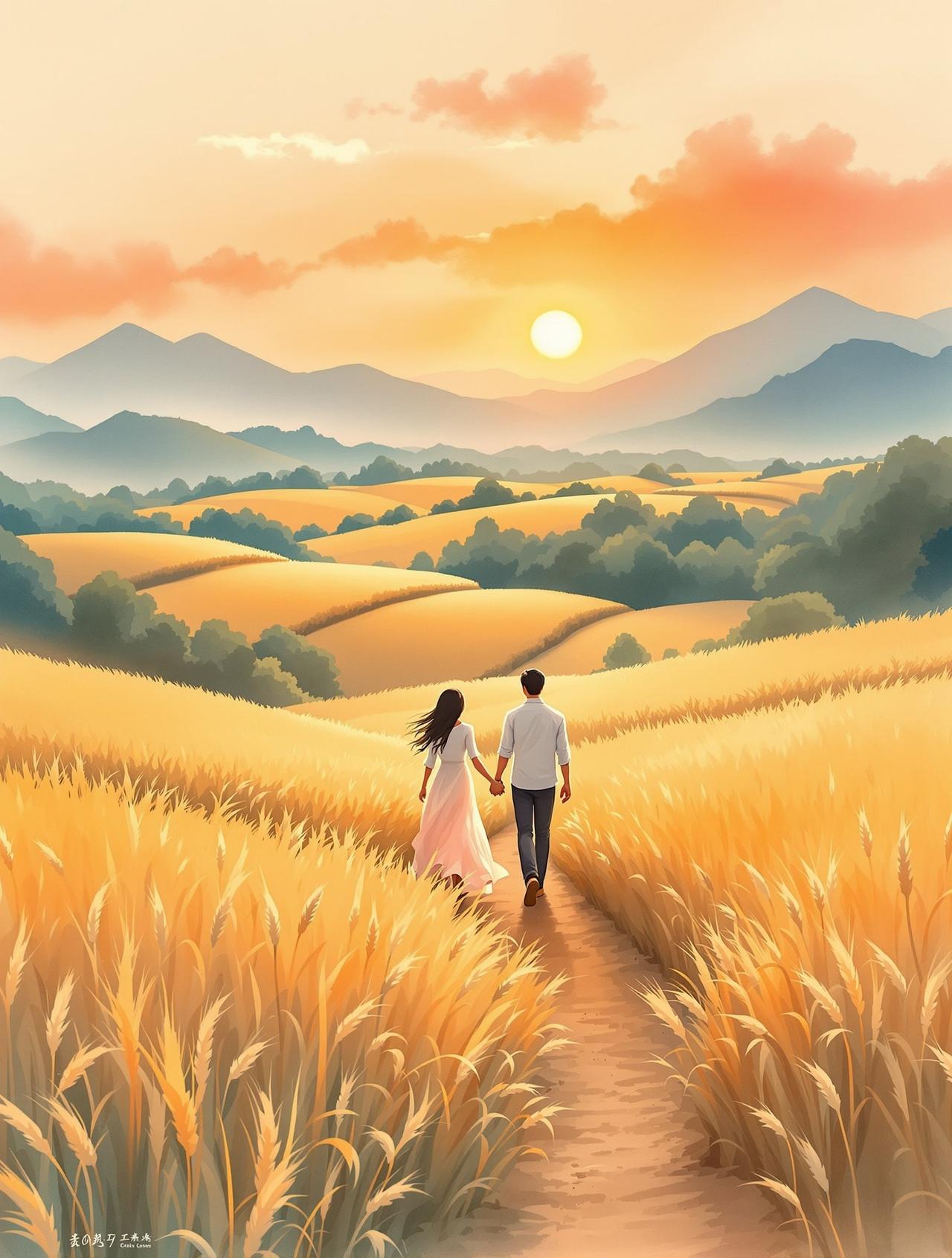 乡村爱情诗篇 - 田野间的浪漫邂逅，百合ai短剧热门短剧推荐